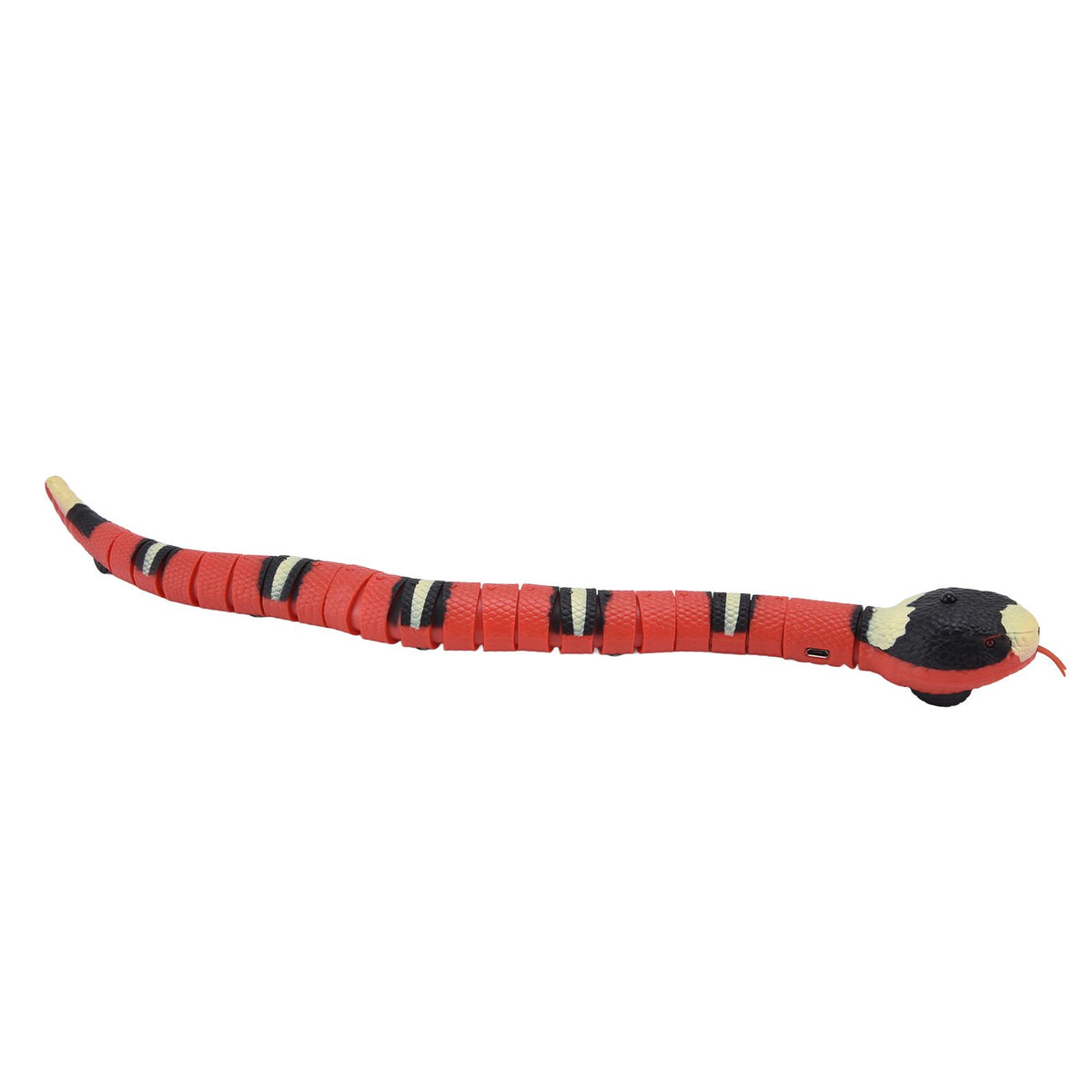 Interactive Cat Toy Smart Sensing Electronic Toy Snake Simulation Animal Model for Pet Obstacle Avoidance Training