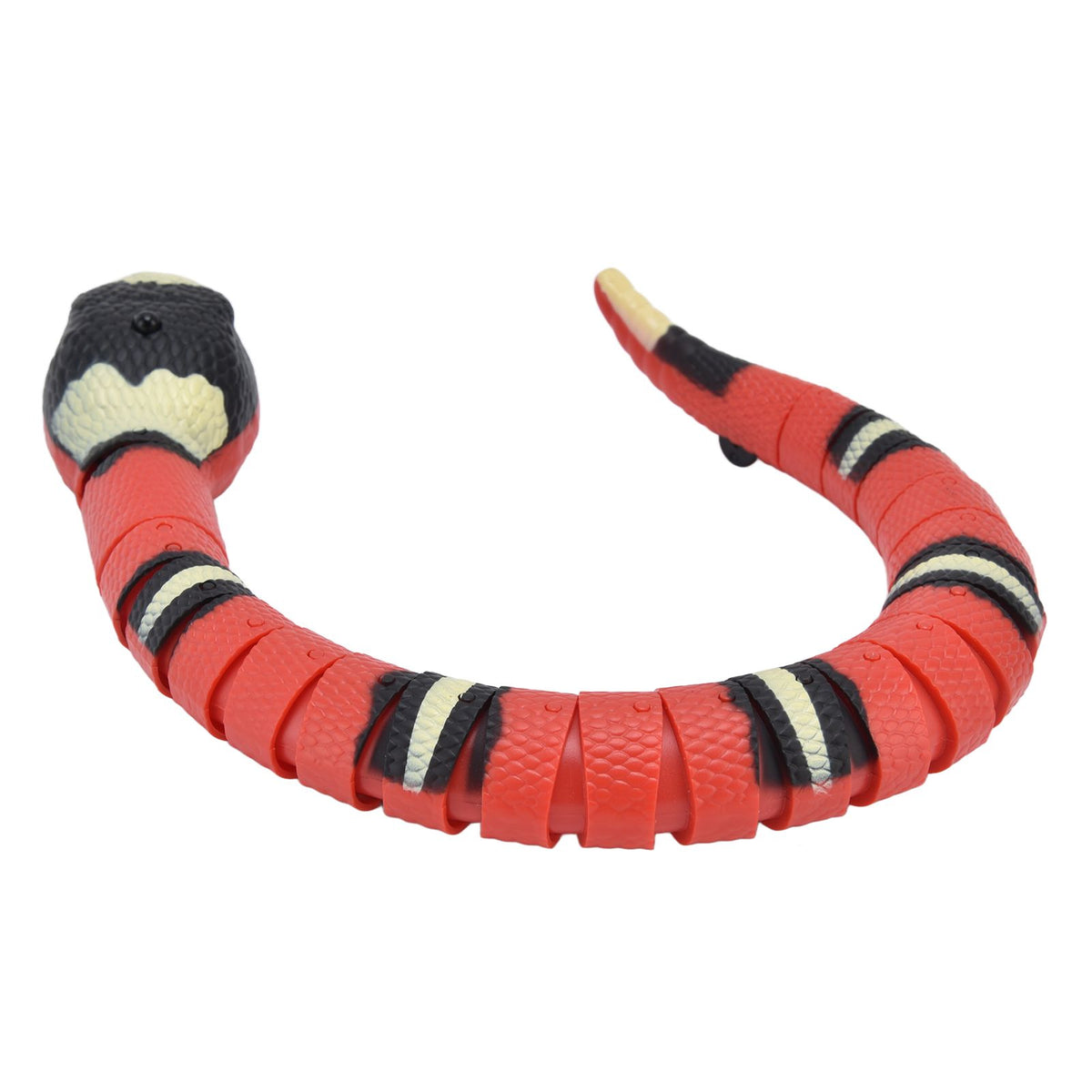 Interactive Cat Toy Smart Sensing Electronic Toy Snake Simulation Animal Model for Pet Obstacle Avoidance Training