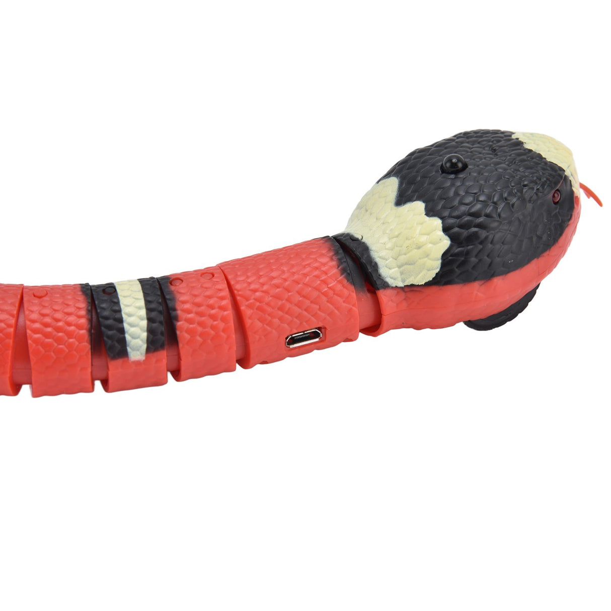 Interactive Cat Toy Smart Sensing Electronic Toy Snake Simulation Animal Model for Pet Obstacle Avoidance Training