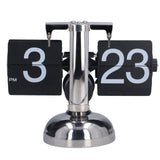 Flip Clock Accurate Time Unique Fashionable Retro Automatic Page Turning Quartz Clock for Home Office Gifts Decoration