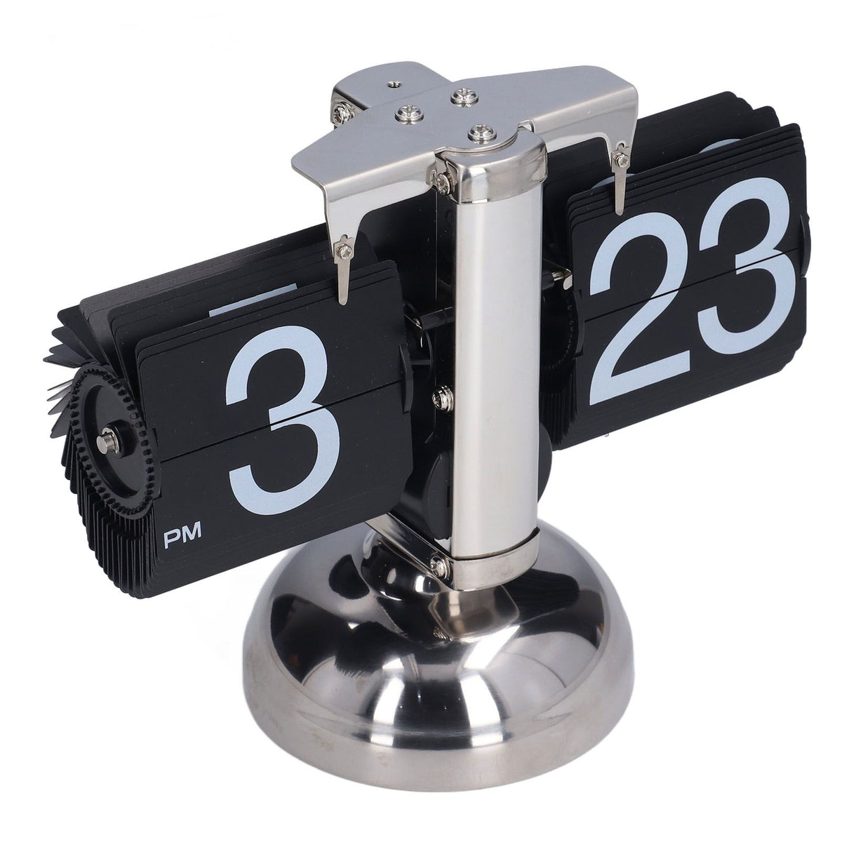 Flip Clock Accurate Time Unique Fashionable Retro Automatic Page Turning Quartz Clock for Home Office Gifts Decoration