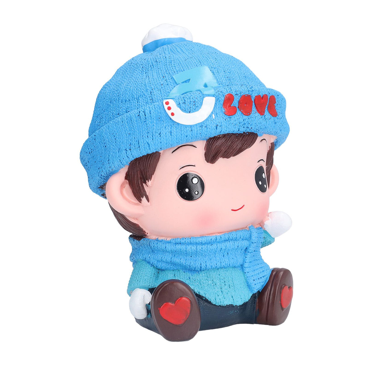 Piggy Bank Cute Cartoon Couple Doll Shape Environmental Friendly Decorative Ornament Children Toy GiftsMale Doll