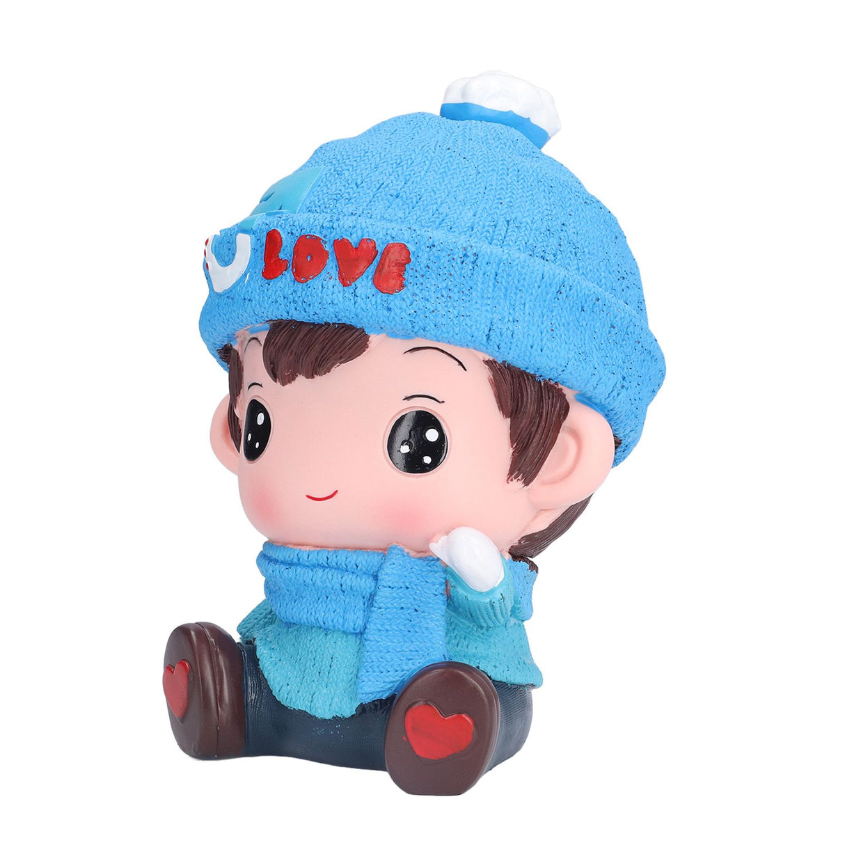 Piggy Bank Cute Cartoon Couple Doll Shape Environmental Friendly Decorative Ornament Children Toy GiftsMale Doll