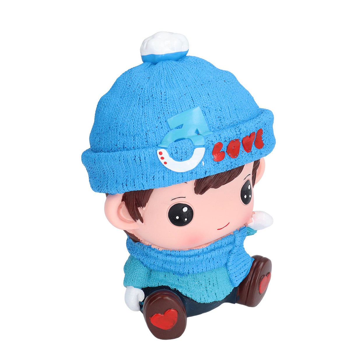 Piggy Bank Cute Cartoon Couple Doll Shape Environmental Friendly Decorative Ornament Children Toy GiftsMale Doll