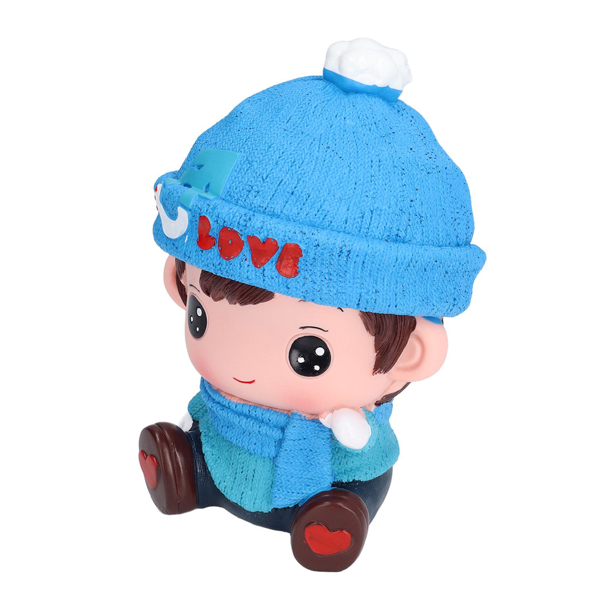 Piggy Bank Cute Cartoon Couple Doll Shape Environmental Friendly Decorative Ornament Children Toy GiftsMale Doll