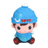 Piggy Bank Cute Cartoon Couple Doll Shape Environmental Friendly Decorative Ornament Children Toy GiftsMale Doll - Close-Up Angle
