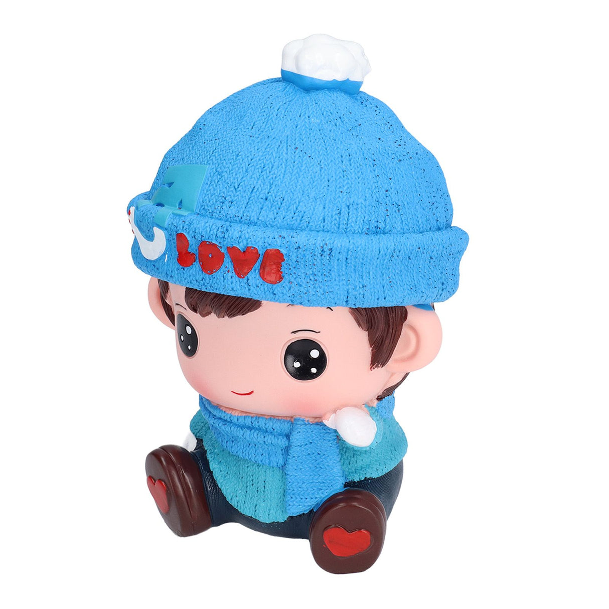 Piggy Bank Cute Cartoon Couple Doll Shape Environmental Friendly Decorative Ornament Children Toy GiftsMale Doll