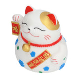 Piggy Bank Big Lucky Cat Shape Deposit 1000 Coins Natural Colors Washable Fadeless Waterproof Coin Bank - 45-Degree Angle