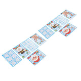 2Set Christmas Sticker DIY Window Glass Sticker Deer Snowman Decorative Sticker for Party Festival
