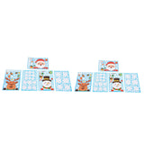 2Set Christmas Sticker DIY Window Glass Sticker Deer Snowman Decorative Sticker for Party Festival - Rear View