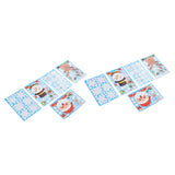 2Set Christmas Sticker DIY Window Glass Sticker Deer Snowman Decorative Sticker for Party Festival