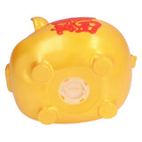 Piggy Bank Cute Cartoon Shape Anti Falling Pig Money Box for Children Gift Home Decoration Coins StorageLarge Size Gold - Extra Image