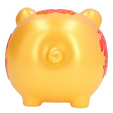 Piggy Bank Cute Cartoon Shape Anti Falling Pig Money Box for Children Gift Home Decoration Coins StorageLarge Size Gold