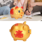 Piggy Bank Cute Cartoon Pig Shape Anti Falling Coins Saving Box for Kids Gift Home Decoration Coins StorageLarge Size(1200 Pieces Storage)