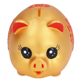 Piggy Bank Cute Cartoon Pig Shape Anti Falling Kids Coin Bank for Gift Home Decoration Coins StorageMiddle Size(700 Pieces Storage) - Extra Image