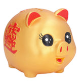 Piggy Bank Cute Cartoon Pig Shape Anti Falling Kids Coin Bank for Gift Home Decoration Coins StorageMiddle Size(700 Pieces Storage) - Extra Image