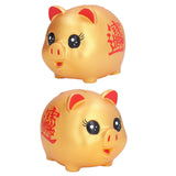 Piggy Bank Cute Cartoon Pig Shape Anti Falling Kids Coin Bank for Gift Home Decoration Coins StorageMiddle Size(700 Pieces Storage)