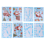 Christmas Stickers DIY Production Cute Appearance Fine Workmanship Christmas Window Clings