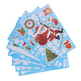 Christmas Stickers DIY Production Cute Appearance Fine Workmanship Christmas Window Clings