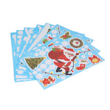Christmas Stickers DIY Production Cute Appearance Fine Workmanship Christmas Window Clings
