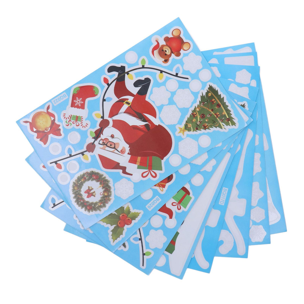 Christmas Stickers DIY Production Cute Appearance Fine Workmanship Christmas Window Clings