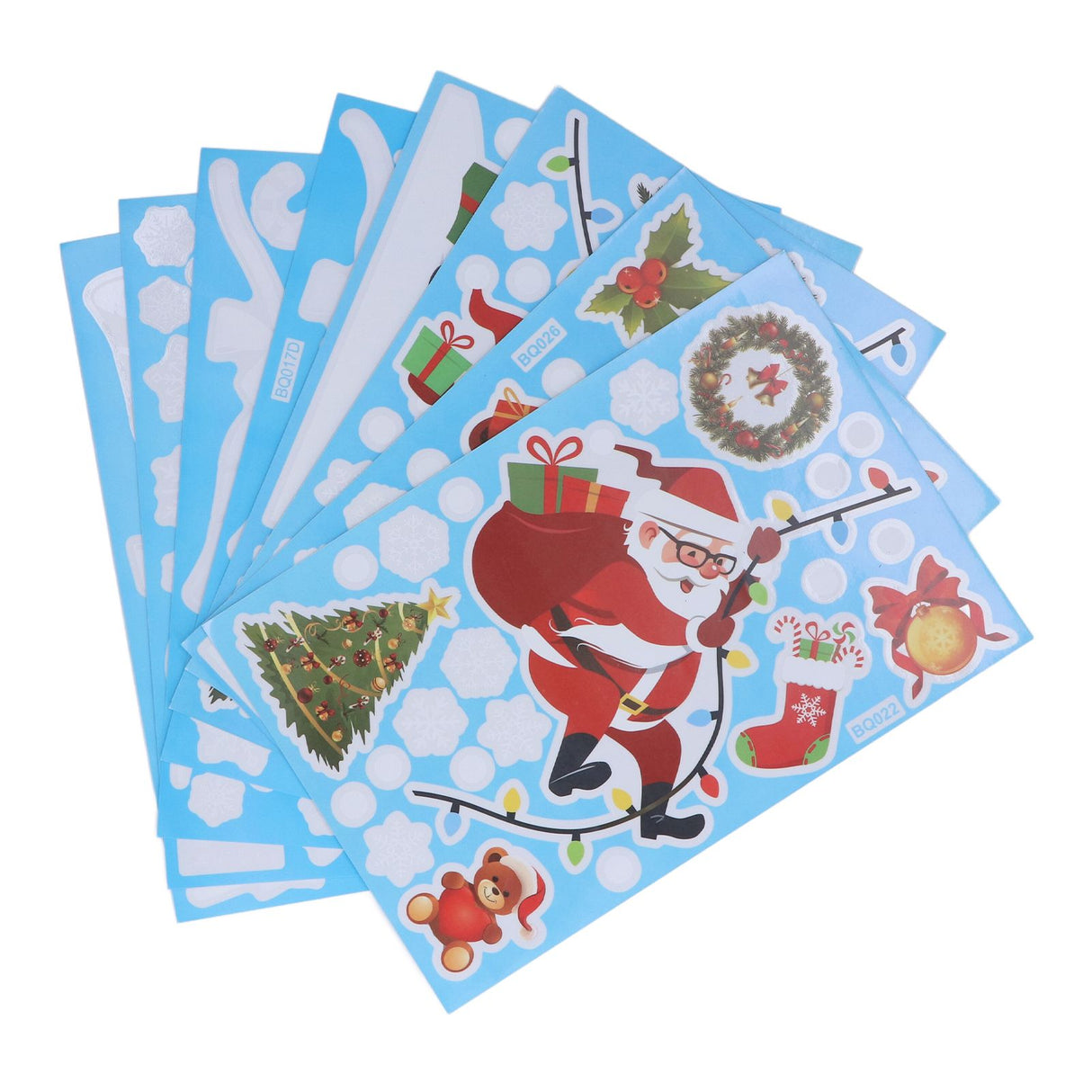 Christmas Stickers DIY Production Cute Appearance Fine Workmanship Christmas Window Clings