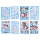 Christmas Stickers DIY Production Cute Appearance Fine Workmanship Christmas Window Clings