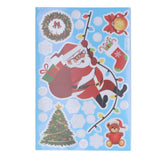 Christmas Stickers DIY Production Cute Appearance Fine Workmanship Christmas Window Clings