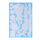 Christmas Stickers DIY Production Cute Appearance Fine Workmanship Christmas Window Clings