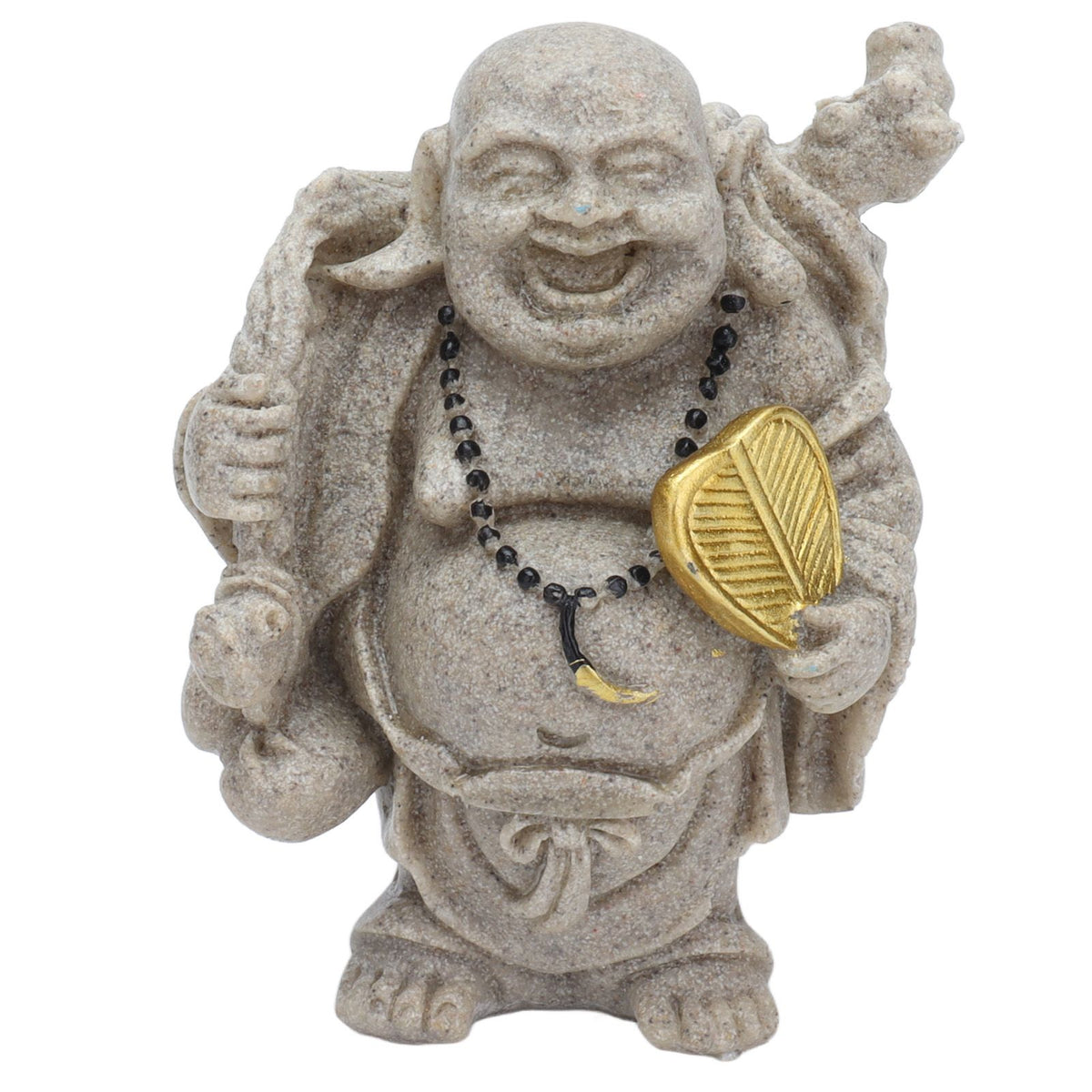 Buddha Statue Resin Mini 8cm Maitreya Laughing Buddha Figurine for Home Office Decoration Gift Collection