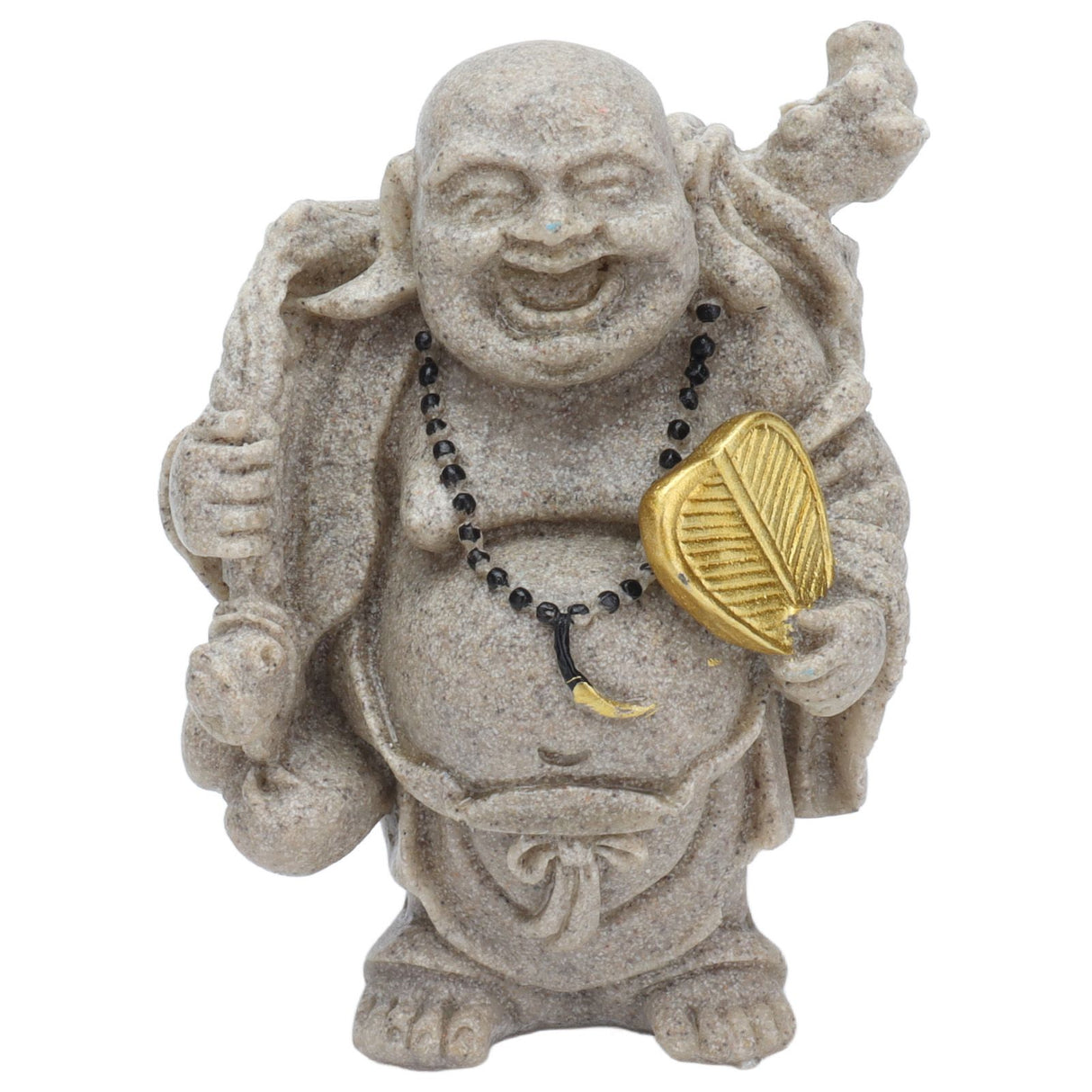 Buddha Statue Resin Mini 8cm Maitreya Laughing Buddha Figurine for Home Office Decoration Gift Collection