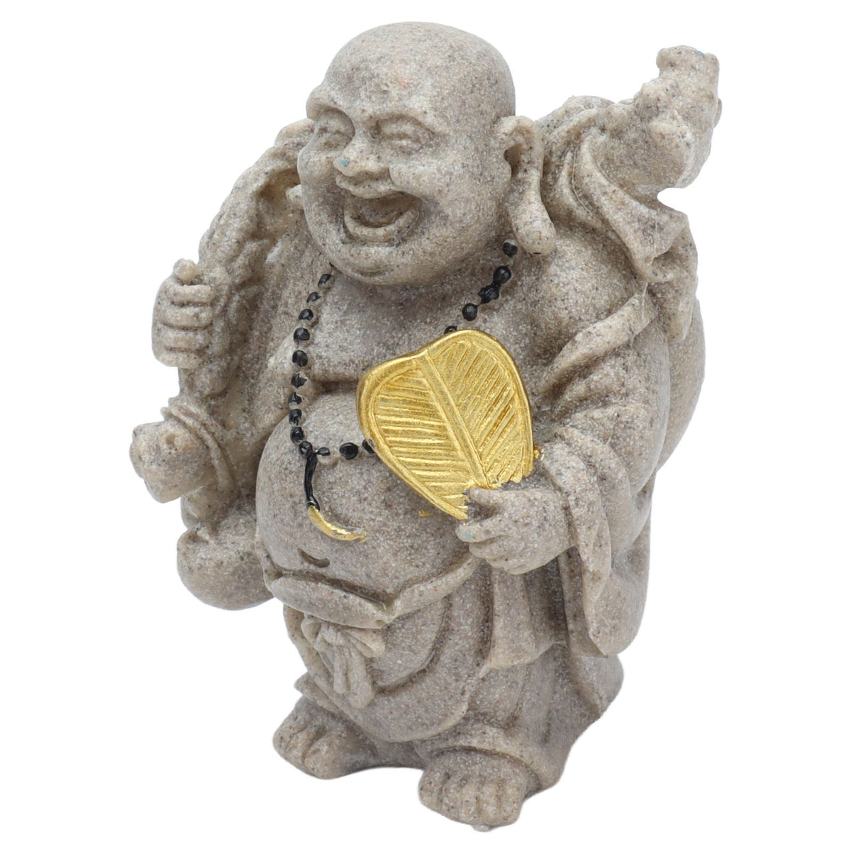 Buddha Statue Resin Mini 8cm Maitreya Laughing Buddha Figurine for Home Office Decoration Gift Collection