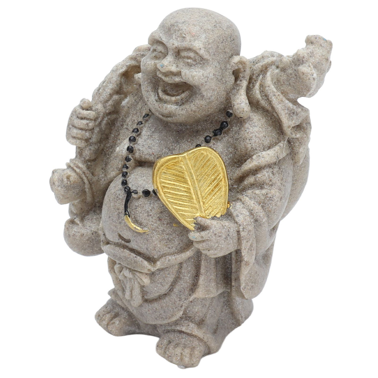 Buddha Statue Resin Mini 8cm Maitreya Laughing Buddha Figurine for Home Office Decoration Gift Collection