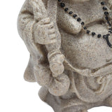 Buddha Statue Resin Mini 8cm Maitreya Laughing Buddha Figurine for Home Office Decoration Gift Collection