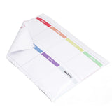 Weekly Calendar Self Adhesive Reusable Weekly Dry Erase Board Paste with Eraser for Home Wall Fridge - Close-Up Angle
