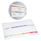 Weekly Calendar Self Adhesive Reusable Weekly Dry Erase Board Paste with Eraser for Home Wall Fridge - Extra Image