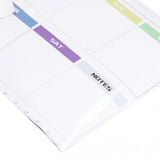 Weekly Calendar Self Adhesive Reusable Weekly Dry Erase Board Paste with Eraser for Home Wall Fridge - Extra Image
