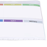 Weekly Calendar Self Adhesive Reusable Weekly Dry Erase Board Paste with Eraser for Home Wall Fridge - Extra Image