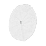 Christmas Tree Skirt Snowy White Christmas Tree Mat for Xmas Festive Holiday Party Decoration Ornaments - Close-Up Angle