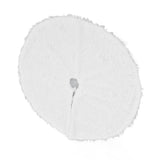 Christmas Tree Skirt Snowy White Christmas Tree Mat for Xmas Festive Holiday Party Decoration Ornaments