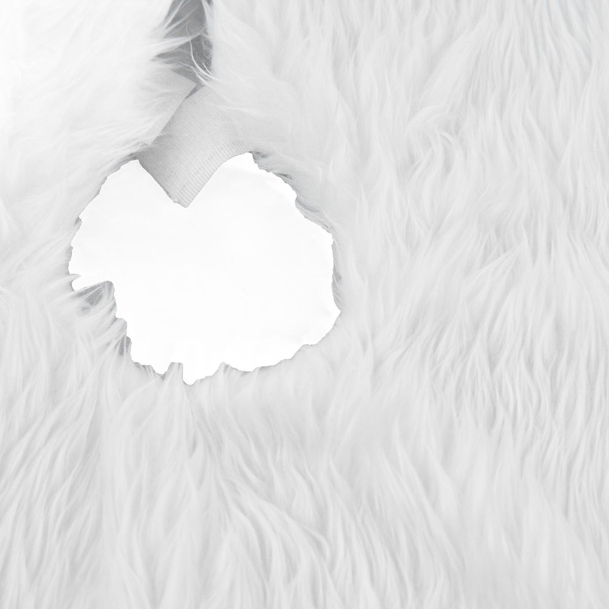 Christmas Tree Skirt Snowy White Christmas Tree Mat for Xmas Festive Holiday Party Decoration Ornaments