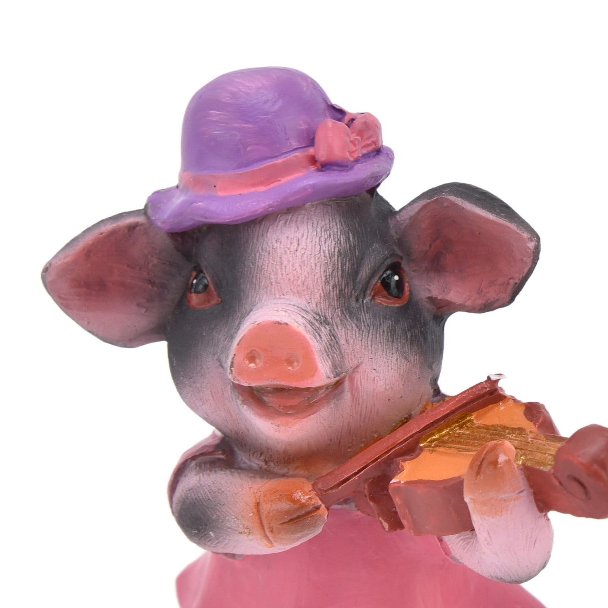 4Pcs Pig Ornaments Textured Exquisite Vivid Cartoon Cute Pig Statue for Bedroom Living Room Desk Decoration