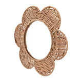 Hanging Mirror Unique Design Stylish Exquisite Cosmetic Mirror Wall Decoration for Living Room Bedroom Bathroom