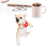 Desktop Puppy Resin Ornaments Realistic Desktop Decorations Puppy Statue for Indoor