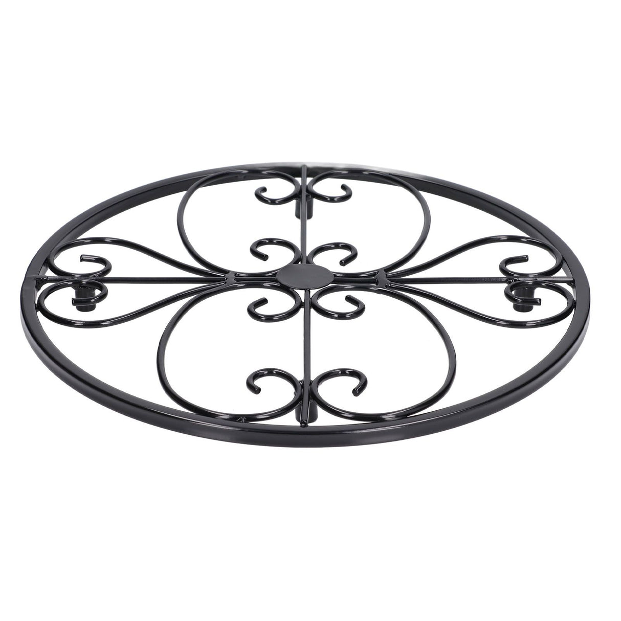 Flower Stand Elegant Style Unique Standable Design Durable Stable Easy Movable Plant Shelf for Garden Home