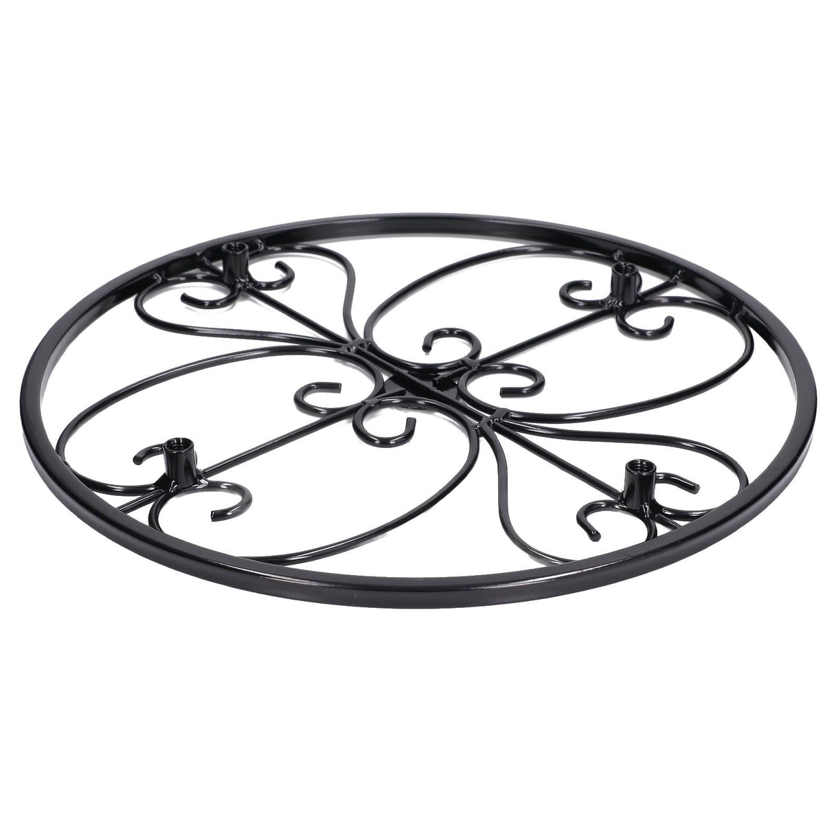 Flower Stand Elegant Style Unique Standable Design Durable Stable Easy Movable Plant Shelf for Garden Home