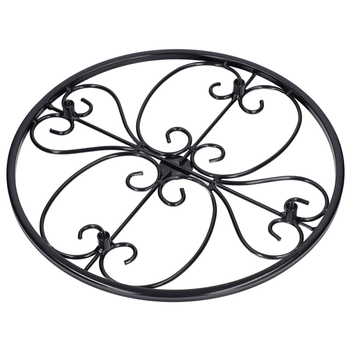 Flower Stand Elegant Style Unique Standable Design Durable Stable Easy Movable Plant Shelf for Garden Home