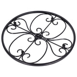 Flower Stand Elegant Style Unique Standable Design Durable Stable Easy Movable Plant Shelf for Garden Home