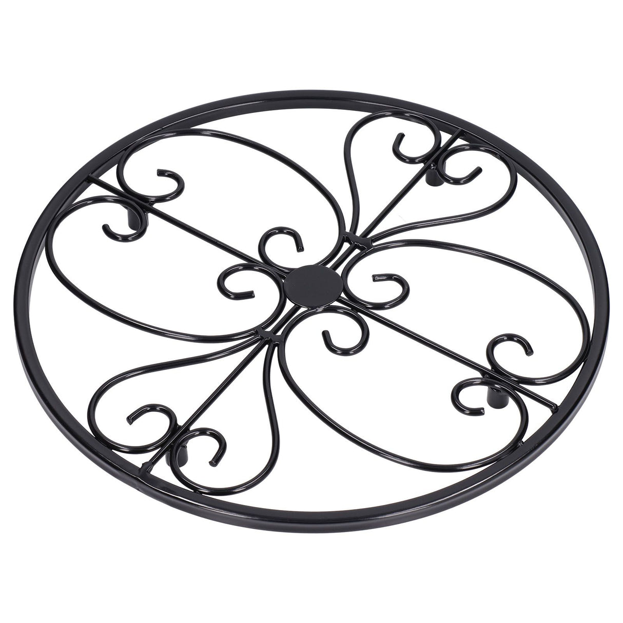 Flower Stand Elegant Style Unique Standable Design Durable Stable Easy Movable Plant Shelf for Garden Home