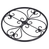 Flower Stand Elegant Style Unique Standable Design Durable Stable Easy Movable Plant Shelf for Garden Home